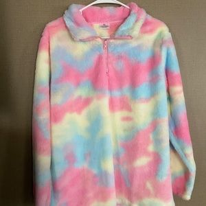 Women’s tye dye pullover jacket (size x-large)